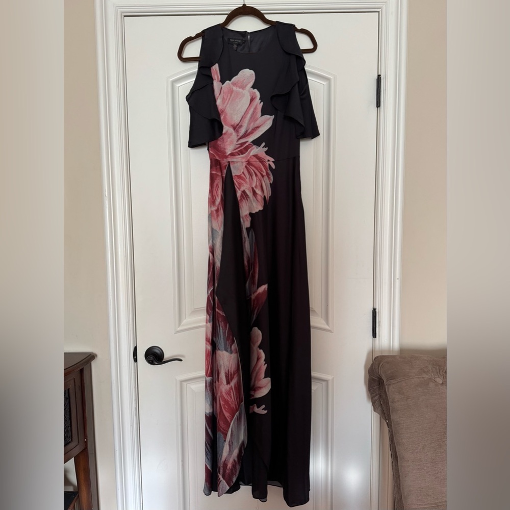Ted Baker London Floral Maxi Dress - Size 1 (US 2)